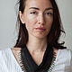 Scarf-beaded necklace 'Queen of the night'. Necklace. Magic beads from Julia. Online shopping on My Livemaster.  Фото №2