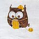 Order Textile coupon for crafts, coupon for decorating, Sovochki,owl. kraSochno! (Olga). Livemaster. . Applications Фото №3