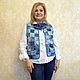  Woolen Felted patchwork vest. Vests. Olgaorel57. Online shopping on My Livemaster.  Фото №2