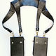 Waist belt: Leather pouches belt. Harness. Modistka Ket - Lollypie. Ярмарка Мастеров.  Фото №4