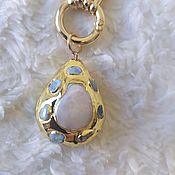 Украшения handmade. Livemaster - original item Necklace-chain Sea pebbles. With a stone pendant.. Handmade.