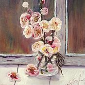 Картины и панно handmade. Livemaster - original item Oil painting Smell of spring. Handmade.