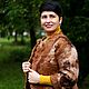 Куртка "Саванна". Куртки. Дизайнерский эксклюзив от Ирины Федотовой.. Интернет-магазин Ярмарка Мастеров.  Фото №2