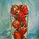 Картина маслом Клубника. Картины. Живопись Натальи Маргайлик. Ярмарка Мастеров.  Фото №5