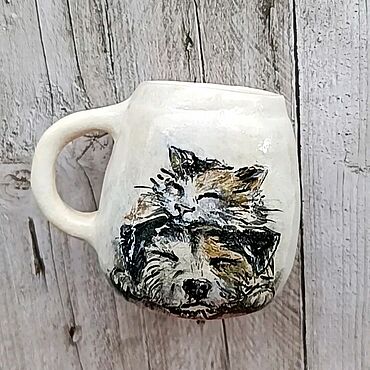 Посуда ручной работы. Ярмарка Мастеров - ручная работа Чашка керамическая. Handmade.