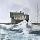 Подушка "Моржовецкий маяк". Подушки. Два моря. Ярмарка Мастеров.  Фото №5