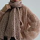 Пудровый кардиган из кид мохера. Кардиганы. The sweetest sweaters. Ярмарка Мастеров.  Фото №4
