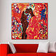 Red painting of Black African women Gustav Klimt, Nude erotica. Pictures. House of the Sun (irina-bast). Online shopping on My Livemaster.  Фото №2