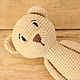 Knitted toy bear handmade. Stuffed Toys. Amigurushka. My Livemaster. Фото №6