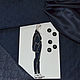 Стеганая двухсторонняя  курточная ткань джинсовая  Лоро Пиана, Ткани, Москва,  Фото №1
