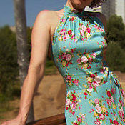 Одежда handmade. Livemaster - original item dress-summer sundress with full skirt 