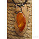 Order Wooden pendant with amber. BOR.N | avtorskoe serebro. Livemaster. . Pendant Фото №3