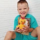 Toy chicken Tutta Karlsson yellow chicken. Stuffed Toys. Вязаные игрушки - Ольга (knitlandiya). My Livemaster. Фото №6
