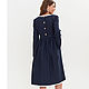 Order Alice linen dress with dark blue lace. molinialife. Livemaster. . Dresses Фото №3