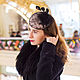 Вечерняя шляпка-таблетка во французском стиле "Люси". Шляпы. Лана Анисимова. Ярмарка Мастеров.  Фото №5