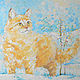 Рыжий кот и зима, Картины, Брянск,  Фото №1