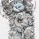 Мишки Тедди триптих, авторская техника. Картины. Ирина Жукова (praleska). Ярмарка Мастеров.  Фото №4