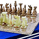 Order Stone chess 'Triad' onyx and seashell 40. H-Present more, than a gift!. Livemaster. . Chess Фото №3