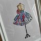 Order Picture Cross-embroidered Tiffany Mannequin, Cross-stitch. sweet-home11. Livemaster. . Pictures Фото №3