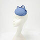 The pill box hat 'Wave'. Color blue. Hats1. Exclusive HATS. LANA ANISIMOVA.. Online shopping on My Livemaster.  Фото №2
