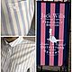 Винтаж: Рубашка хлопковая в полоску preppy style 42-45. Рубашки винтажные. Koko: second brand. Ярмарка Мастеров.  Фото №5