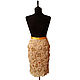 Order The skirt is a gold design with 3D effect on natural silk. Beau monde (vipbomond). Livemaster. . Skirts Фото №3