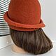 The Cloche hat felted. Hats1. Oksana Moleva. My Livemaster. Фото №4