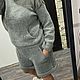 Вязаный костюм с шортами. Шорты. Knitwear by Elena Doroshina. Ярмарка Мастеров.  Фото №6