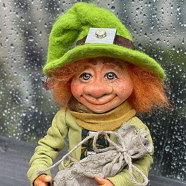 Куклы и игрушки ручной работы. Ярмарка Мастеров - ручная работа Леприкон. Handmade.