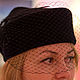 чёрная шляпка с вуалью, Шляпы, Москва,  Фото №1