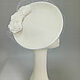 Catherine's hat with flowers. Color white. Hats1. Exclusive HATS. LANA ANISIMOVA.. My Livemaster. Фото №5