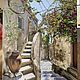 Oil painting. Italy. Streets about. Capri. Mediterranean landscape. Pictures. White swan. Online shopping on My Livemaster.  Фото №2