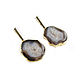 Quartz brown earrings, large earrings gift March 8. Earrings. Irina Moro. Online shopping on My Livemaster.  Фото №2