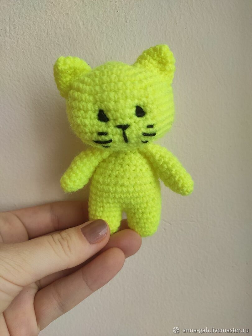 Вязаная Игрушка Кот Купить