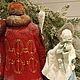 Дед Мороз и Снегурочка под ёлку. Дед Мороз и Снегурочка. ВАТНАЯ ЗИМА. Ярмарка Мастеров.  Фото №4
