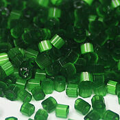 Материалы для творчества handmade. Livemaster - original item Czech beads chopping 10/0 Green 10 g 55041 Preciosa. Handmade.