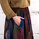 Felted skirt Columbine. Skirts. FeltOx. My Livemaster. Фото №6