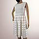 Snow-white crochet Erica dress. cotton, Dresses, Odessa,  Фото №1