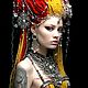 Дреды “Afro” 80 см микс – дреды под натуральные, фактурные, косы. Дреды. ALCHEMY HAIR LUXE | Дреды | Бохо украшения | Аксессуары для волос. Ярмарка Мастеров.  Фото №6
