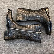 Обувь ручной работы handmade. Livemaster - original item Boots, women`s genuine crocodile leather, premium class.. Handmade.