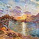  Oil painting Landscape ' By the warm sea», Pictures, Moscow,  Фото №1