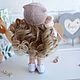 Интерьерная кукла ручной работы Красотка. Интерьерная кукла. Интерьерные куклы от Татьяны Будкиной. Ярмарка Мастеров.  Фото №4
