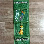 Текстильные кармашки на шкафчик в садик
