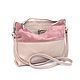 Pink bag with crossbody Powder crossbody shoulder strap. Crossbody bag. BagsByKaterinaKlestova (kklestova). Online shopping on My Livemaster.  Фото №2