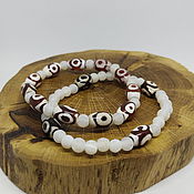 Украшения handmade. Livemaster - original item A set of bracelets Ji three-eyed. Handmade.