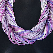 Украшения handmade. Livemaster - original item Liliac scarf and necklace. Handmade.