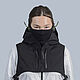 Черный капюшон косплей со съемной маской - козырьком / Black hood. Капюшоны. KOSSMOSS. Ярмарка Мастеров.  Фото №5
