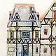 Wooden Key holder Small Alpine Houses. Housekeeper. Sunduk-flo (elf-studia). Online shopping on My Livemaster.  Фото №2
