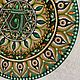 Мандала «4-я чакра», энергетическая картина 25 см. Мандала. Юлия Шанти (magiaudachi). Интернет-магазин Ярмарка Мастеров.  Фото №2