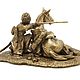 Статуэтка "казак с конем", латунь, 8х5 см, вес 250 гр.  018. Статуэтка. Михаил Лихман. Ярмарка Мастеров.  Фото №6